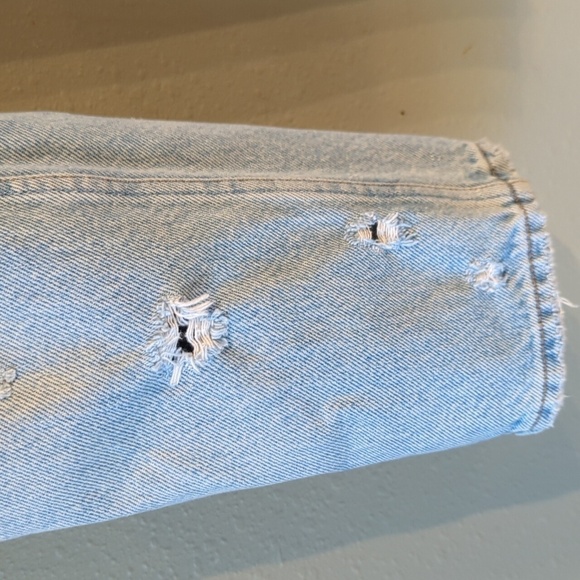 Abercrombie & Fitch Annie High Rise Girlfriend Jeans Size Zipper Size 25/0 Reg - Picture 6 of 16